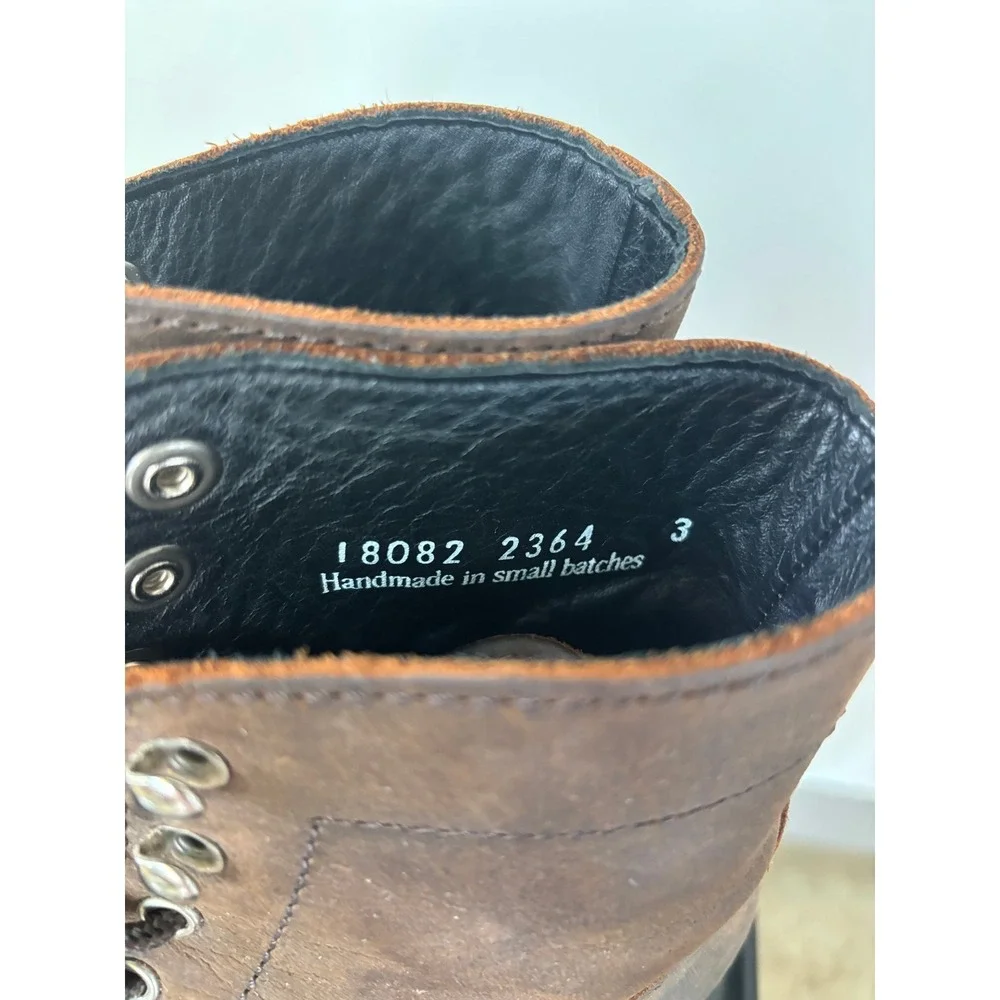 Thursday Boot Co President Lace Up Boots Tobacco Brown Leather Mens 6.5 18082